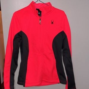 Spyder hot pink full zip jacket